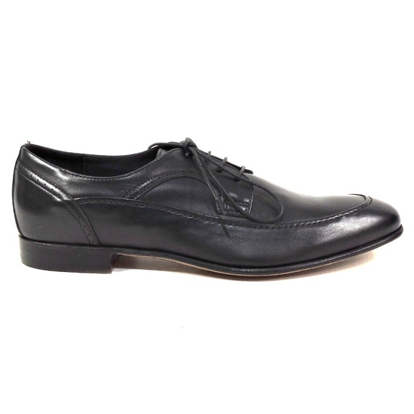 ALBERTO CICCIOLI ?? MEN\'S BLACK SOFT LEATHER COMFORT DERBY SHOES main image 4
